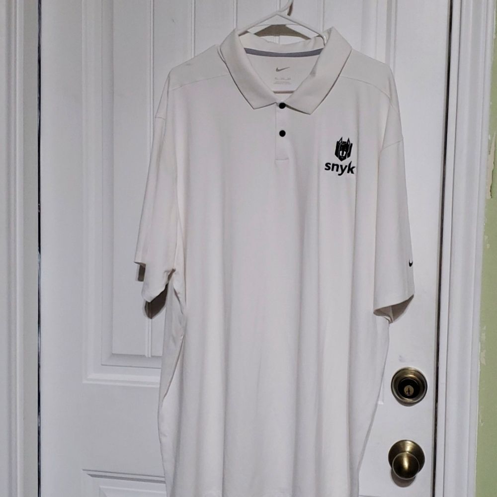 SNYK Nike Golf Shirt White 3XL